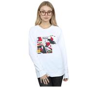Mulan Movie Comic Style Sweatshirt Disney White XXL