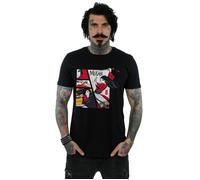Mulan Movie Comic Style T-Shirt Disney Black XXL