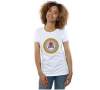Mulan Movie Flower Comb Cotton T-Shirt Disney White XXL