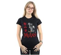 Mulan Movie Horse Pose Cotton T-Shirt Disney Black XXL