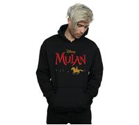 Mulan Movie Logo Hoodie Disney Black XXL