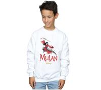 Mulan Movie Pose Sweatshirt Disney White 12-13 Years