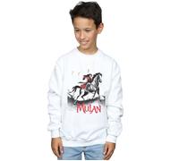 Mulan Movie Stride Sweatshirt Disney White 12-13 Years