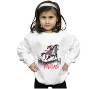 Mulan Movie Stride Sweatshirt Disney White 12-13 Years