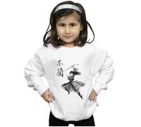 Mulan Movie Sword Jump Sweatshirt Disney White 12-13 Years