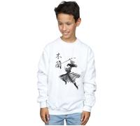 Mulan Movie Sword Jump Sweatshirt Disney White 12-13 Years