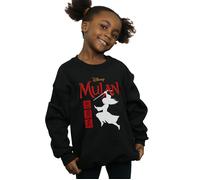 Mulan Movie Warrior Silhouette Sweatshirt Disney Black 12-13 Years