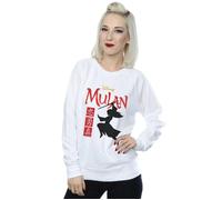 Mulan Movie Warrior Silhouette Sweatshirt Disney White M