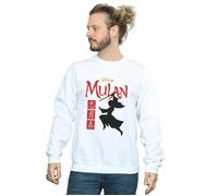 Mulan Movie Warrior Silhouette Sweatshirt Disney White XXL