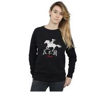 Mulan Movie Wind Silhouette Sweatshirt Disney Black XXL
