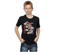 Mulan Mushu Dragon T-Shirt Disney Black 5-6 Years
