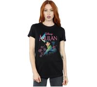 Mulan My Own Hero Cotton Boyfriend T-Shirt Disney Black S