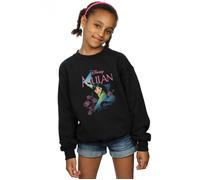 Mulan My Own Hero Sweatshirt Disney Black 7-8 Years