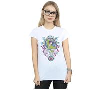 Mulan Ornamental Cotton T-Shirt Disney White XXL