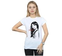 Mulan Sketch Cotton T-Shirt Disney White XXL