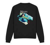 Mulan Sword in the Wind Sweatshirt Black Disney Black S