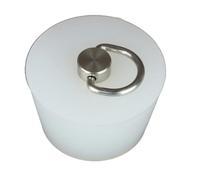 MULANGDI 1Pc Silicone Rubber Conical Sealing Stopper Silicone Sink Plugs Sealing Tapered Rubber Plug With Steel D-Shape Handle(38x49x30mm)