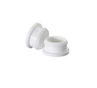 MULANGDI 2-10Pcs 2.5mm-27mm White Silicone Rubber Hole Cap Plugs Gasket Blanking End Caps Seal Stopper(A - 9.5mm(10pcs))