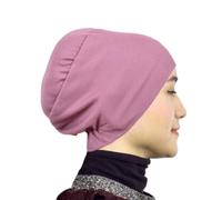 MuLanLegend | Mu Lan Song Series | Anti-Slip Non-Slip Bun Volumizer | Hijab Scarf Shawl | Bandana Under Scarf Tube, Mauve Purple, Large