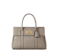 Mulberry Bayswater Grained Leather Shoulder bag - Taupe - One Size