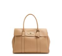 Mulberry Bayswater Small Grained Leather Shoulder bag - Beige - One Size
