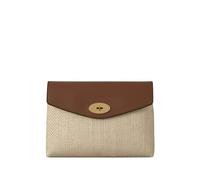 Mulberry Large Darley raffia pouch - Neutrals OS