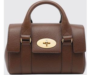 MULBERRY Mini Bayswater Grained Leather Satchel Bag with Removable Strap