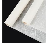 Mulberry Rice Paper for Decoupage: 4 Rolls 11.8" x 70.87" Natural Fiber Texture Washi Paper for Crafts Origami DTY Gift Wrap