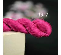 Mulberry Silk Embroidery Thread Floss Yarn Silk Threads Red Rose Coral Pink Peach Garne