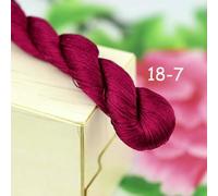 Mulberry Silk Embroidery Thread Floss Yarn Silk Threads Red Rose Coral Pink Peach Garne