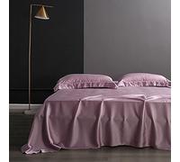 Mulberry Silk Flat Sheet King Size Bedding Luxurious Soft Bed Linen 240x270cm Premium Quality for Home Use