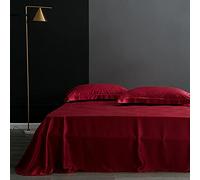 Mulberry Silk Flat Sheet King Size Bedding Luxurious Soft Bed Linen 240x270cm Premium Quality for Home Use