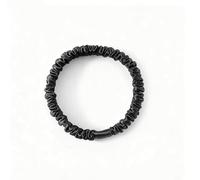 Mulberry Silk Hair Bobbles Elastic Hair Bobbles 19 Momme Ponytail Hair Bands Hair Accessories Hair Scrunchies Invisibobble Silk Scrunchie for Women Girls Dark Grey
