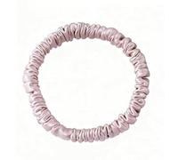 Mulberry Silk Hair Bobbles Elastic Hair Bobbles 19 Momme Ponytail Hair Bands Hair Accessories Silk Scrunchies Invisibobble Silk Scrunchie for Women Girls Pink B