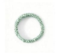 Mulberry Silk Hair Bobbles Elastic Hair Bobbles 19 Momme Ponytail Hair Bands Hair Accessories Silk Scrunchies Invisibobble Silk Scrunchie for Women Girls Sea Green