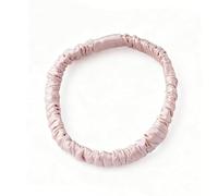 Mulberry Silk Hair Bobbles Elastic Hair Bobbles 19 Momme Ponytail Hair Bands Hair Accessories Silk Scrunchies Invisibobble Silk Scrunchie for Women Girls Pink A