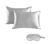 Mulberry Silk Pillowcase and Scrunchie Set, Silk Pillowcase, Smooth Finish, 100% Grade 6A Silk with Envelope Closure, Breathable Fabric, Skin and Hair