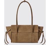 MULBERRY Small Bayswater Shoulder Bag in Leather and Suede with Double Handle