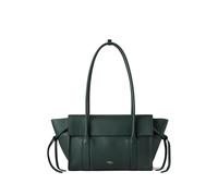 Mulberry small Soft Bayswater grain-leather tie-detail shoulder bag - Green OS