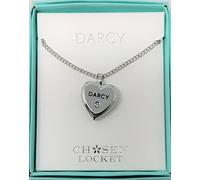 Mulberry Studios DARCY Named Chosen Lockets/ Pendants With Picture Holder Presented Beautifully By Sterling Effectz, Pink,Black
