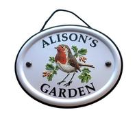 Mulberry Studios Decorative Bird Garden Sign - Alison's Garden