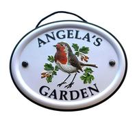 Mulberry Studios Decorative Bird Garden Sign - Angela's Garden