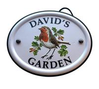 Mulberry Studios Decorative Bird Garden Sign - David's Garden