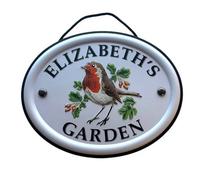 Mulberry Studios Decorative Bird Garden Sign - Emily's Garden