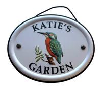 Mulberry Studios Decorative Bird Garden Sign -Katie 's Garden