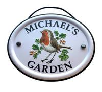 Mulberry Studios Decorative Bird Garden Sign - Michael's Garden