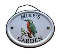 Mulberry Studios Decorative Bird Garden Sign - Mike's Garden
