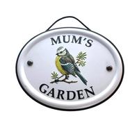 Mulberry Studios Decorative Bird Garden Sign - Mum's Garden