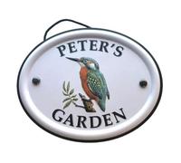 Mulberry Studios Decorative Bird Garden Sign - Peter's Garden