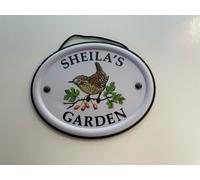 Mulberry Studios Decorative Bird Garden Sign - Sheila's Garden
